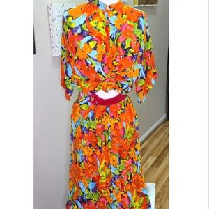 Floral 2 piece skirt set brand After  All